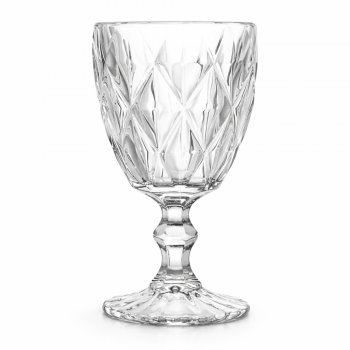 Taça de Vidro Diamante Clear 330ml