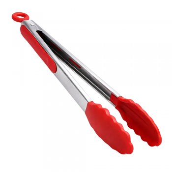 Pegador Multiuso em Silicone Vermelho 29 Cm