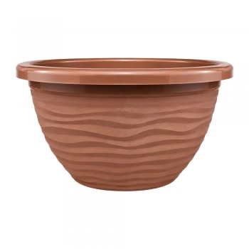 Vaso Redondo Ondulado 4,2 Litros Cerâmico