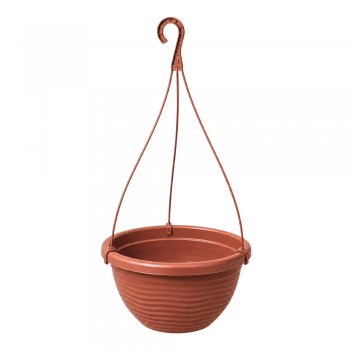 Vaso Redondo Suspenso Ondulado 4,2 Litros Cerâmico