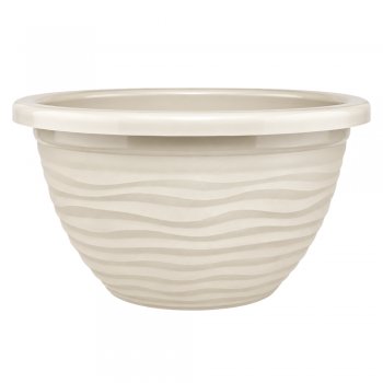 Vaso Redondo Ondulado 7,7 Litros Areia