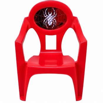 Poltrona Infantil de Personagens Label - Aranha Vermelho