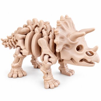 Dinossauro Grande Esqueleto Triceratops Articulado