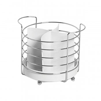 Porta Talher Redondo - Branco
