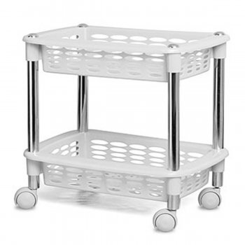 Fruteira Retangular Dupla - Branco