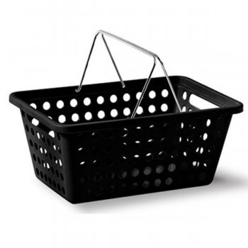 Cesta Com Alça Nº 2 - Preto