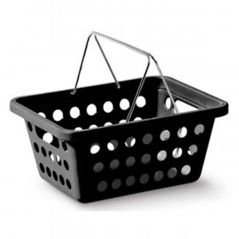 Cesta Com Alça Nº 1 - Preto