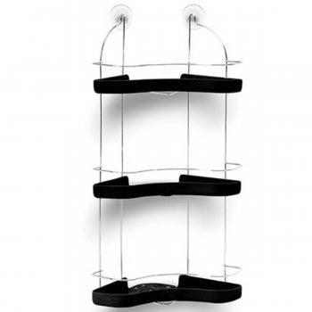 Cantoneira Tripla  Cromo Colors - Preto