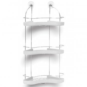Cantoneira Tripla  Cromo Colors - Branco