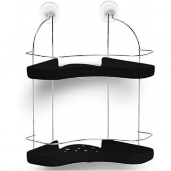 Cantoneira Dupla Cromo Colors - Preto