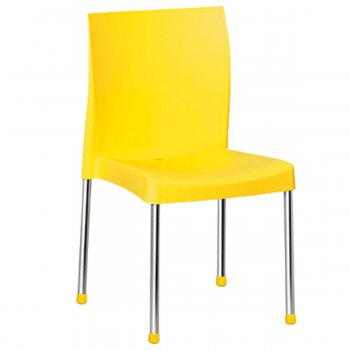 Cadeira Cromo Colors - Amarelo