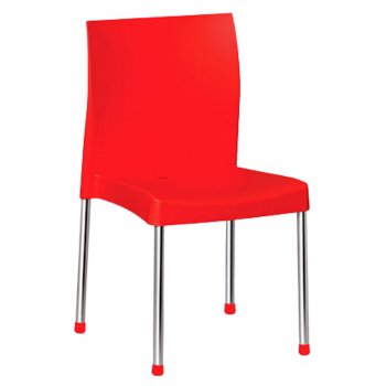 Cadeira Cromo Colors - Vermelho