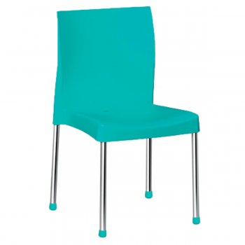 Cadeira Cromo Colors - Azul Turquesa