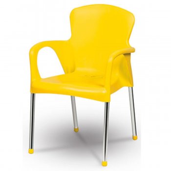Poltrona Cromo Colors - Amarelo