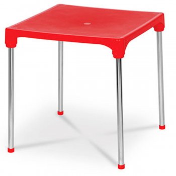 Mesa Cromo Colors - Vermelho