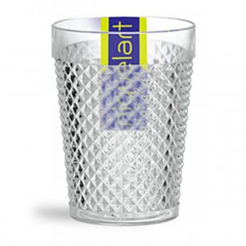 Copo Diamante Crystal Transparente 300 ml