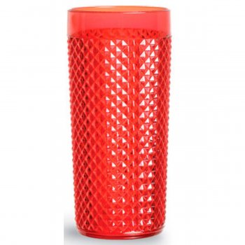 Copo Diamante Crystal 500 ml Vermelho