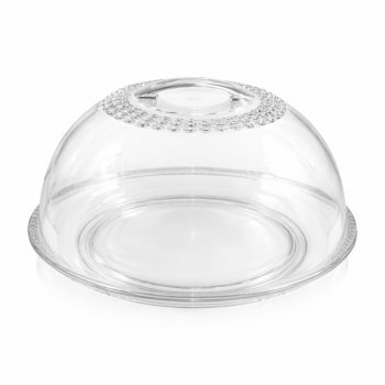 Queijeira em Acrílico Transparente com Tampa