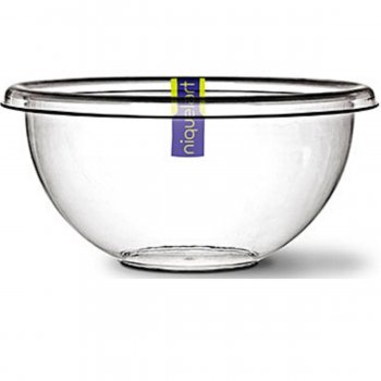 Saladeira Crystal Redonda 34 Cm Transparente