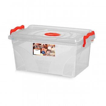 Box Mantimento Retangular c/ Trava 4 Litros