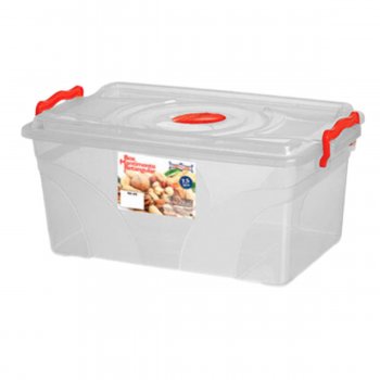 Box Mantimento Retangular c/ Trava 7,5 Litros
