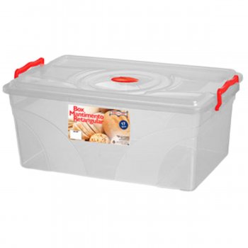 Box Mantimento Retangular c/ Trava 17,0 Litros