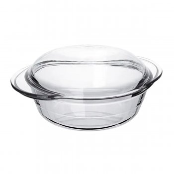 Terrina Redonda com tampa de vidro 1 Litro - Marinex Nadir