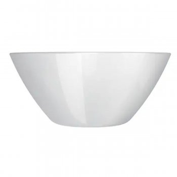 Saladeira em Vidro Branco Nadir Opaline 390ml