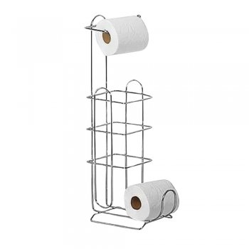 Suporte papel Higiênico c/ Dispenser de Chão
