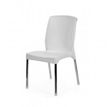 Cadeira Rattan Branca