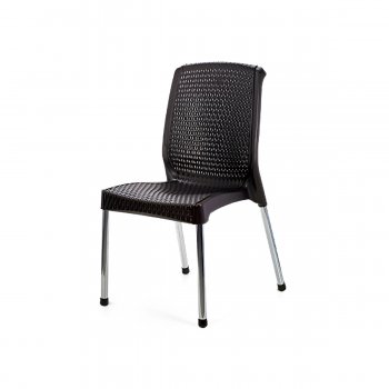 Cadeira Rattan Marrom