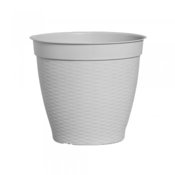 Vaso Redondo Estilo Vime Borda Reta 14,5L Marmorizado