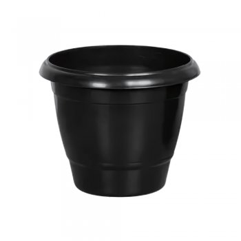 Vaso Redondo Médio Liso 14,5L Preto