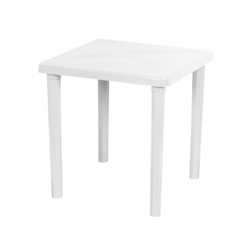 Mesa Quadrada Desmontável Branca
