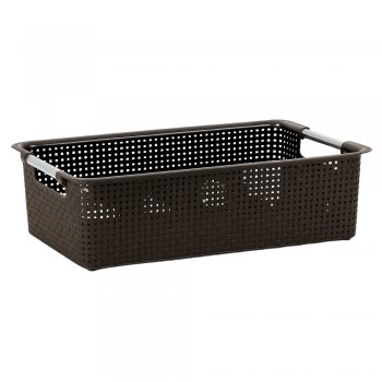 Cesto 04 Organizador Rattan - Marrom