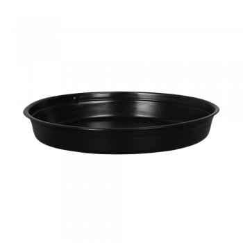 Prato para Vaso Redondo N°1 22cm - Preto