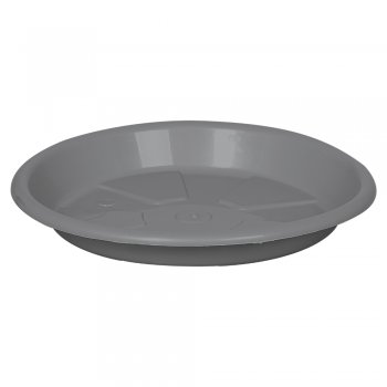 Prato para Vaso Redondo N°2 27cm - Cinza