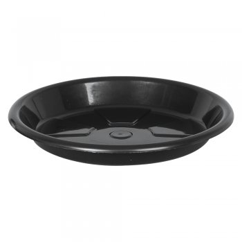Prato para Vaso Redondo N°2 27cm - Preto