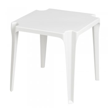 Mesa Monobloco Quadrada Branca