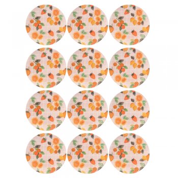 Jogo de 12 Pratos Raso 20,5cm – Piquenique Oxford