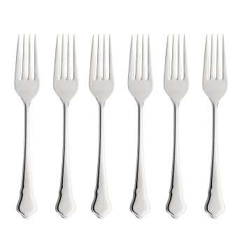 6 Garfos de Mesa 20 cm Ouro Preto