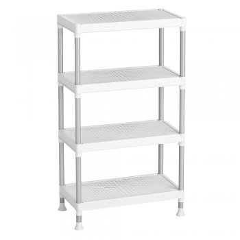 Prateleira Multiuso Reforçada 4 Andares - Branco