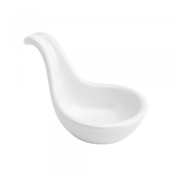 Colher Curva Finger Food em Melamina 30ml