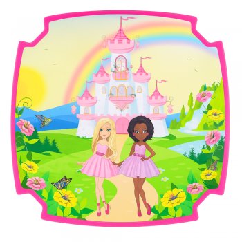 Mesa Infantil Label Plasnew - Princesa Rosa