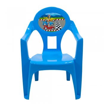 Poltrona Infantil de Personagens Label - Carros Azul